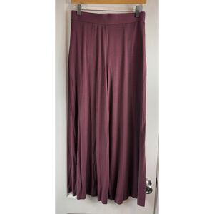 Tenth 10th House Women's Wide Leg Dance Pants Merlot Size MA